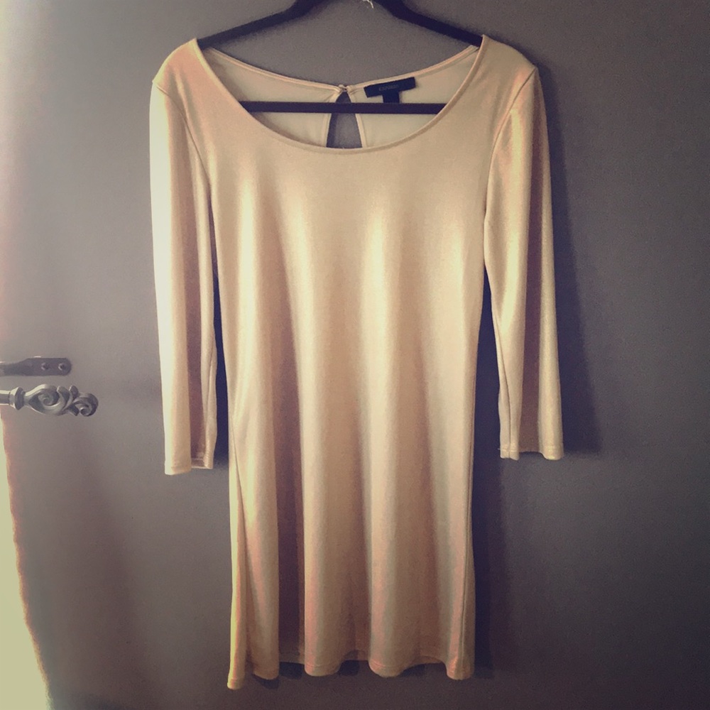 Express Gold dress